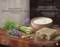 Lemongrass & Clary Sage Dual-Lye Caprine Soap Formulation | R&D Concept