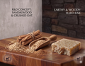 Sandalwood & Crushed Oat Caprine Soap Formulation | R&D Concept